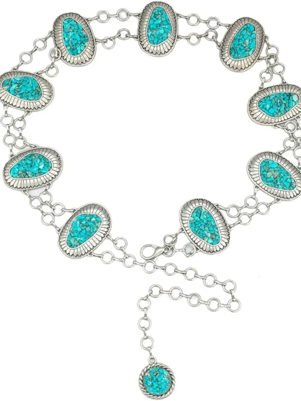 Western Metal Concho Waist Chain for Women | Cowgirl Adjustabl